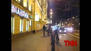 Meanwhile in Russia  Hilarious Random Horse and Dog Run Down Sidewalk Meanwhile in Russia [upl. by Wye285]