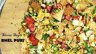 Lockdown मे घर पे बनाये बचे हुए सामान से Street Style Bhel Puri  Lockdown Recipes  Bhel Puri [upl. by Asselem]