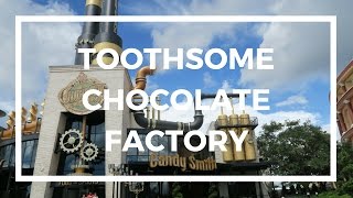 TOOTHSOME CHOCOLATE FACTORY  UNIVERSAL ORLANDO  UNIVERSAL CITYWALK [upl. by Fia]