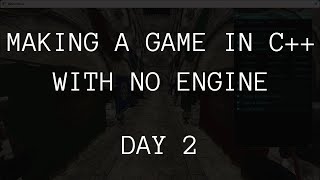 VOD C game with no engine  Day 2  D3D12 backend and GLTF models [upl. by Nanice]