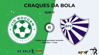 CRAQUES DA BOLA BRUMADINHO X J10 SOCCER SUB 11 [upl. by Ainek153]