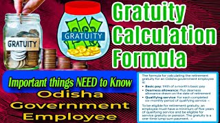 GRATUITY  How to Calculate Retirement and Death Gratuity [upl. by Orat]