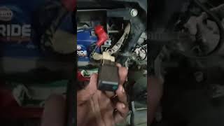 Motorcycle self starting problem solve self rile change trending automobile shorts [upl. by Yehs]