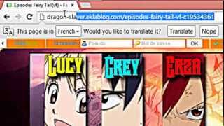 Tuto comment regarder FAIRY TAIL vf [upl. by Aicilihp]