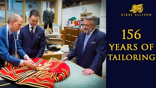 Private Tour Of Savile Row Tailors Dege amp Skinner  Kirby Allison [upl. by Nauqes]