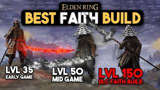 Elden Ring FAITH Samurai Build  Best OP All Game BleedFaith Build Blackflame Samurai [upl. by Inalak]