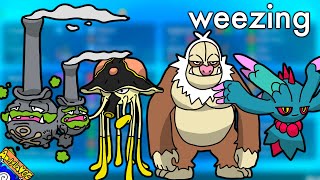 Weezing and Slaking are FINALLY TOGETHER  Pokémon VGC Regulation E Rental [upl. by Karyl600]