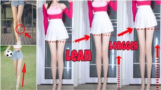 Longer Legs Exercises  Top Exercises To Get Slim and Longer Legs For Girls in 1 week [upl. by Novyat]