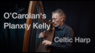 Irish Classics  OCarolans quotPlanxty Kellyquot on Celtic Harp [upl. by Aissac668]