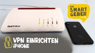 Sicherer surfen VPN Serie 3  Einrichtung mit iPhone FRITZBox 7590 [upl. by Ahouh]