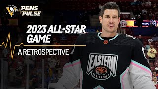 Sidney Crosby at the 2023 AllStar Game  Pittsburgh Penguins [upl. by Lleumas]