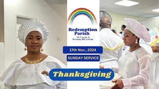 Musical ministration Thanksgiving by the CCC Redemption Parish choir Winnipeg ManitobaCanada [upl. by Guerin701]