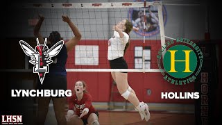 Hollins vs Lynchburg Hornets Volleyball [upl. by Agostino]