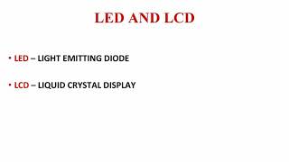 Difference between LED and LCD [upl. by Anbul]