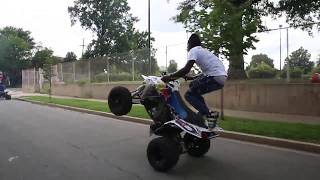 BIKELIFE WHEELIES  POLOKING MAKING EVERYONE DROP  HITTING TURNS [upl. by Lucine863]