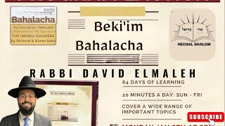 Bekiim Bahalacha 3 Day 50 Siman 8 Wearing the tzitzit inside or out [upl. by Kristopher]