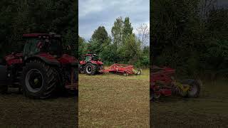 New Case IH Puma 260 cvx  Pöttinger Terradisc T 500 tractor caseih machine agriculture [upl. by Hultgren]