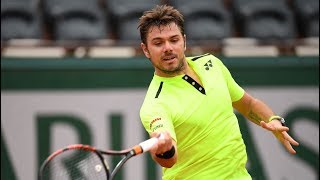 Top Hots Highlights by Stan Wawrinka vs Mirza Basic SOFIA 2018 SF [upl. by Mullins550]