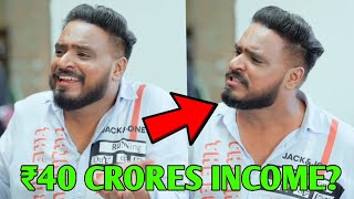 AmitBhadana EARNED ₹40 Crores His Reaction  Top Earning Indian YouTubers 2021  shorts [upl. by Eetsirk]