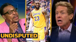 UNDISPUTED  Skip Bayless reacts to KG LeBron could play 10 more years in a Draymond role [upl. by Elleon]