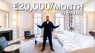 Inside a €20000Month PARIS LUXURY APARTMENT Rental [upl. by Anneuq]