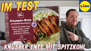 Lidl Knusper Ente auf SpitzkohlGemüsebett im Test [upl. by Nwahsid453]