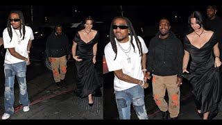 Singer Lana Del Rey and Rapper Quavo head to a pre grammy party together in WeHo [upl. by Abebi856]