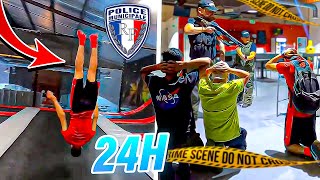 24H ENFERMÉ DANS UN TRAMPOLINE PARK  😱 [upl. by Yong]