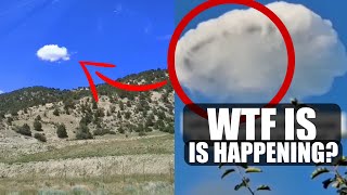 quotUFOquot Spotted HIDING IN CLOUDS Alien Sightings Caught on Camera 2024 [upl. by Luce]