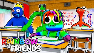 SÉCHAPPER DE LÉCOLE DES RAINBOW FRIENDS  Sur ROBLOX [upl. by Francesca772]