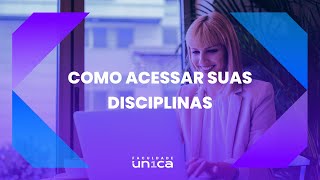 2 COMO ACESSAR SUAS DISCIPLINAS  NOVO PORTAL DO ALUNO FACULDADE ÚNICA [upl. by Esilegna33]