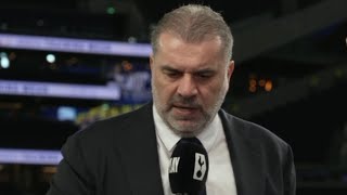 Ange Postecoglou’s postmatch interview after Bournemouth win [upl. by Ytisahc]