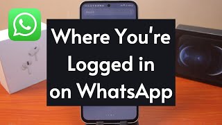 How to See Where Youre Logged in on WhatsApp [upl. by Llewej231]