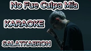 KARAOKE  SALAS  NO FUE CULPA MIA karaoke music rkt argentina [upl. by Georgianna]