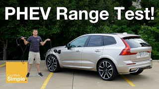 Volvo XC60 Recharge Plug In Hybrid Range Test  Impressive Results [upl. by Anaek]