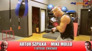 Artur Szpilka  migawka z worka podczas treningu w Chicago [upl. by Fedak]