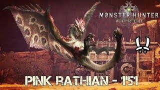 MHWorld Pink Rathian Dual Blades Solo 151quot13 [upl. by Nlocnil440]