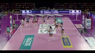 Kendall Kipp  Firenze vs Trentino Volleyball Highlights [upl. by Vezza]