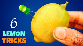 6 Amazing Lemon Tricks  Easy Science Experiments With Lemon [upl. by Nylzor]