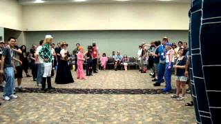 Otakon 2012  Jojos Posing School  MUDA vs ORA [upl. by Juanita]