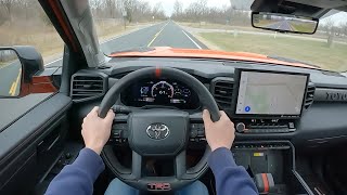 2022 Toyota Tundra TRD Pro  POV Test Drive Binaural Audio [upl. by Cuthbert]