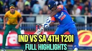 Ind vs Sa 4th t20i full highlights  India vs South Africa t20i match highlights [upl. by Waylen]