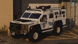 2023 Generic Police SWAT Police Armored Bearcat Showcase  made by TrooperCorentin GTA5FIVEM [upl. by Eitra864]