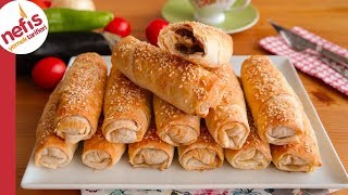 Patlıcanlı Börek Tarifi  Hazır Yufkadan Çok Pratik Ve Lezzetli [upl. by Justen]