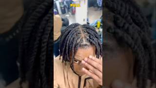 Transformation  How To Style Box Braids  Hair Cut shorts [upl. by Kamilah]