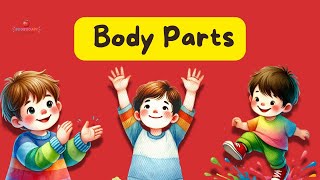 Body Parts Song Head Shoulders Knees and Toes  Kids Sing amp learn  BooBooABC bodypartssong [upl. by Ragucci]