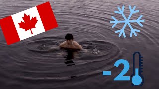 Cold plunge  In CANADA [upl. by Aihsit829]