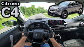 2021 Citroën C4 PureTech 130  POV test drive  DrivingCars [upl. by Aroved]