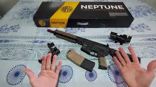 NEPTUNE 10 PLUS AIRSOFT COM ACOG 4X32 TRIJICON E TITAN [upl. by Niwrud]