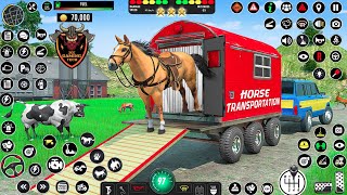 Farm Animal Transport Truck 2024  Wild Animals Transport Truck  Farm Animals Transport Truck Games [upl. by Jadd703]